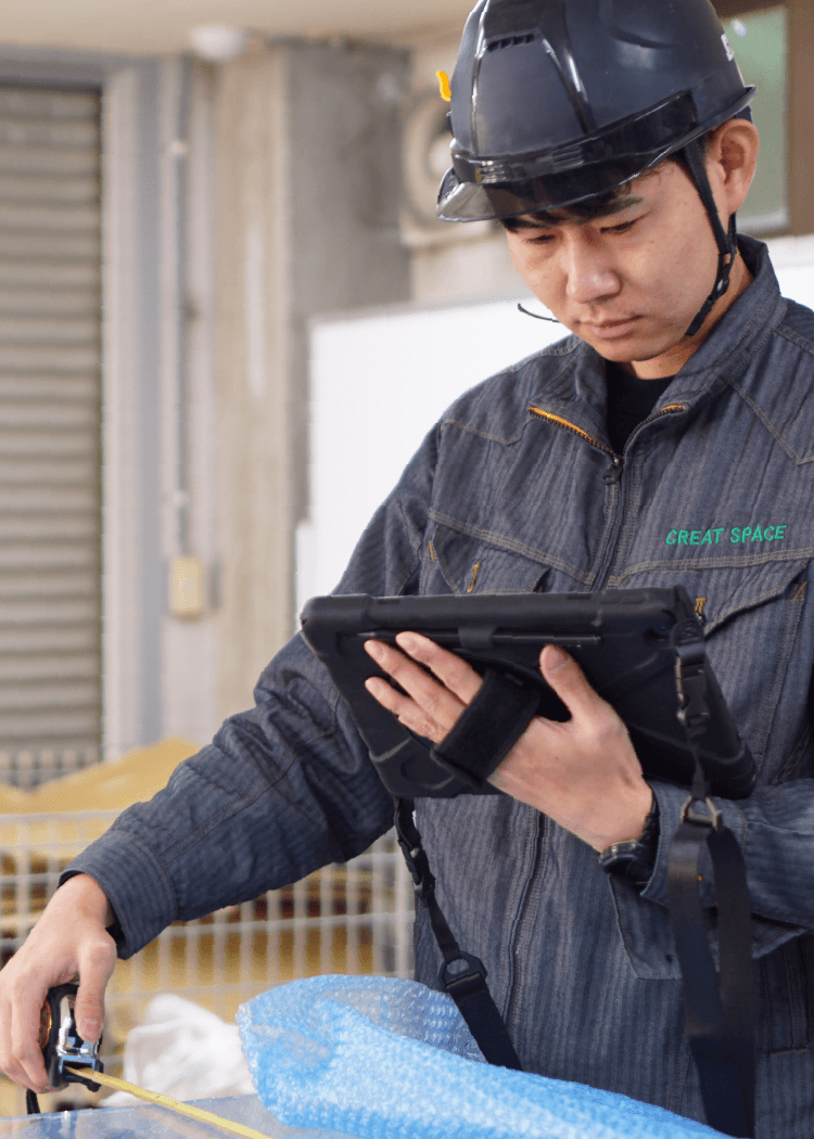 先輩社員インタビュー 勝田(施工管理) 写真